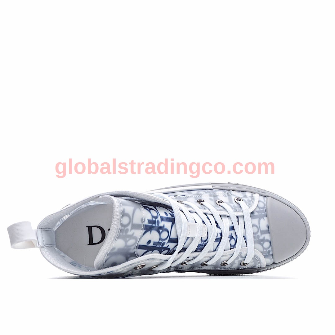 Dior B23 Oblique Slip-on Low Top Sneakers Sheer Print Sneakers